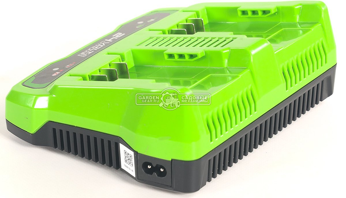 Зарядное устройство GreenWorks G24X2UC2 двойное для аккумуляторов 24В (2 А)