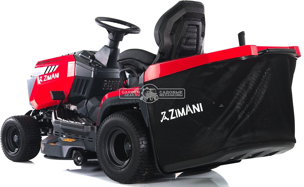 Садовый трактор ZimAni TC97HL (PRC, Loncin 452 куб.см., гидростатика, травосборник 320 л, ширина кошения 97 см, LED панель, 190 кг)
