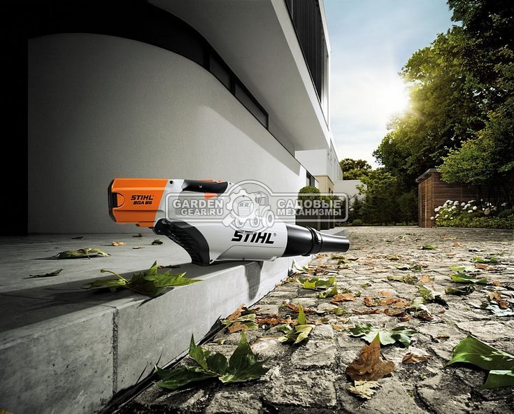 Воздуходувка аккумуляторная Stihl BGA 85 SET c АКБ AP 300 и ЗУ AL 300 (AUT, 36В Pro, макс. расход воздуха 665 м3/ч, скорость 56 м/с., 5,0 кг.)