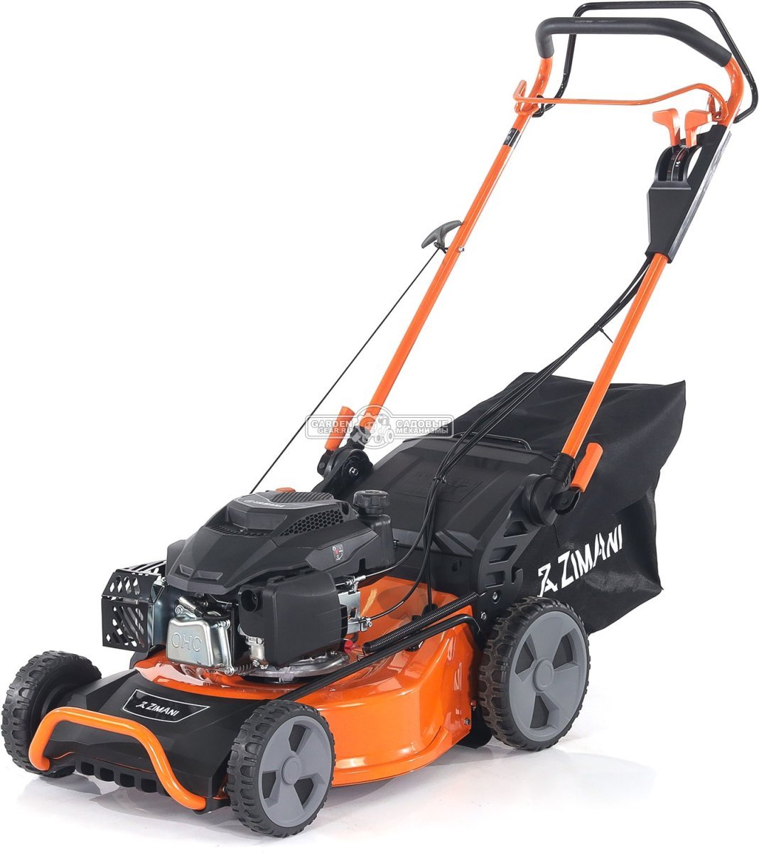 Газонокосилка бензиновая ZimAni LC548V (PRC, 48 см, Yamaha MA175, 174 см3, 3 в 1, Quattro Blade, вариатор, 80 л, 40 кг)