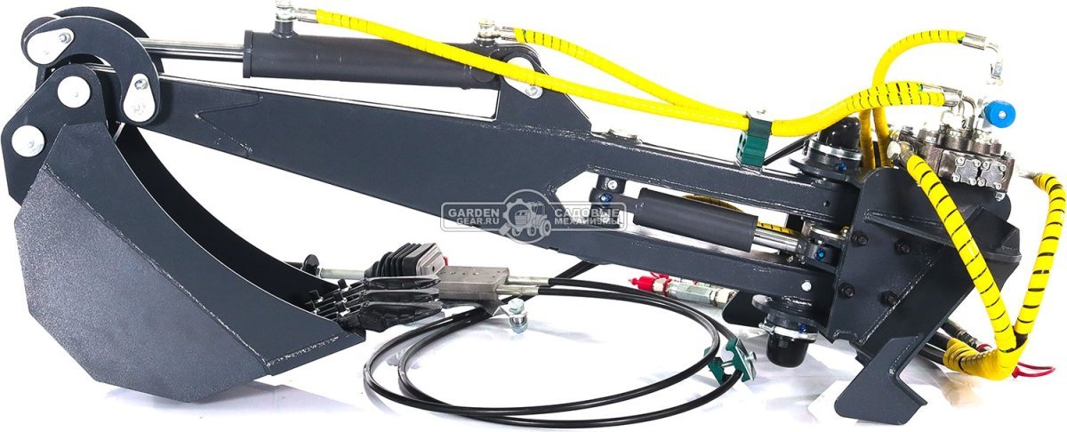 Экскаватор лопатковый с поворотным механизмом Baumech макс. глубина копания 135 см., ширина ковша 25 см., макс. высота выгрузки 290 см., 84 кг. 