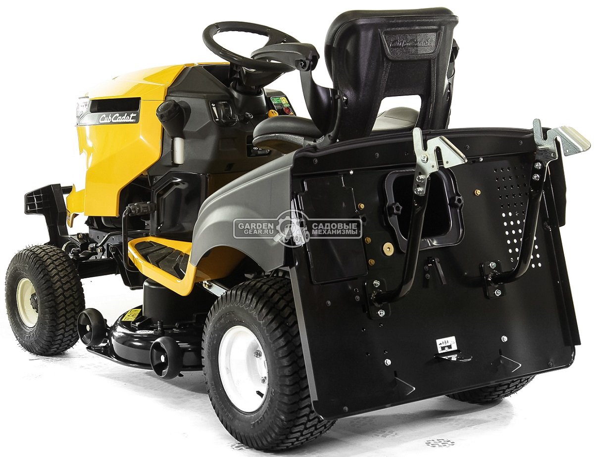 Садовый трактор Cub Cadet XT3 QR95 (USA, Kawasaki, V-Twin, 726 куб.см., гидростатика, травосборник 360 л., ширина кошения 95 см., 247 кг.)