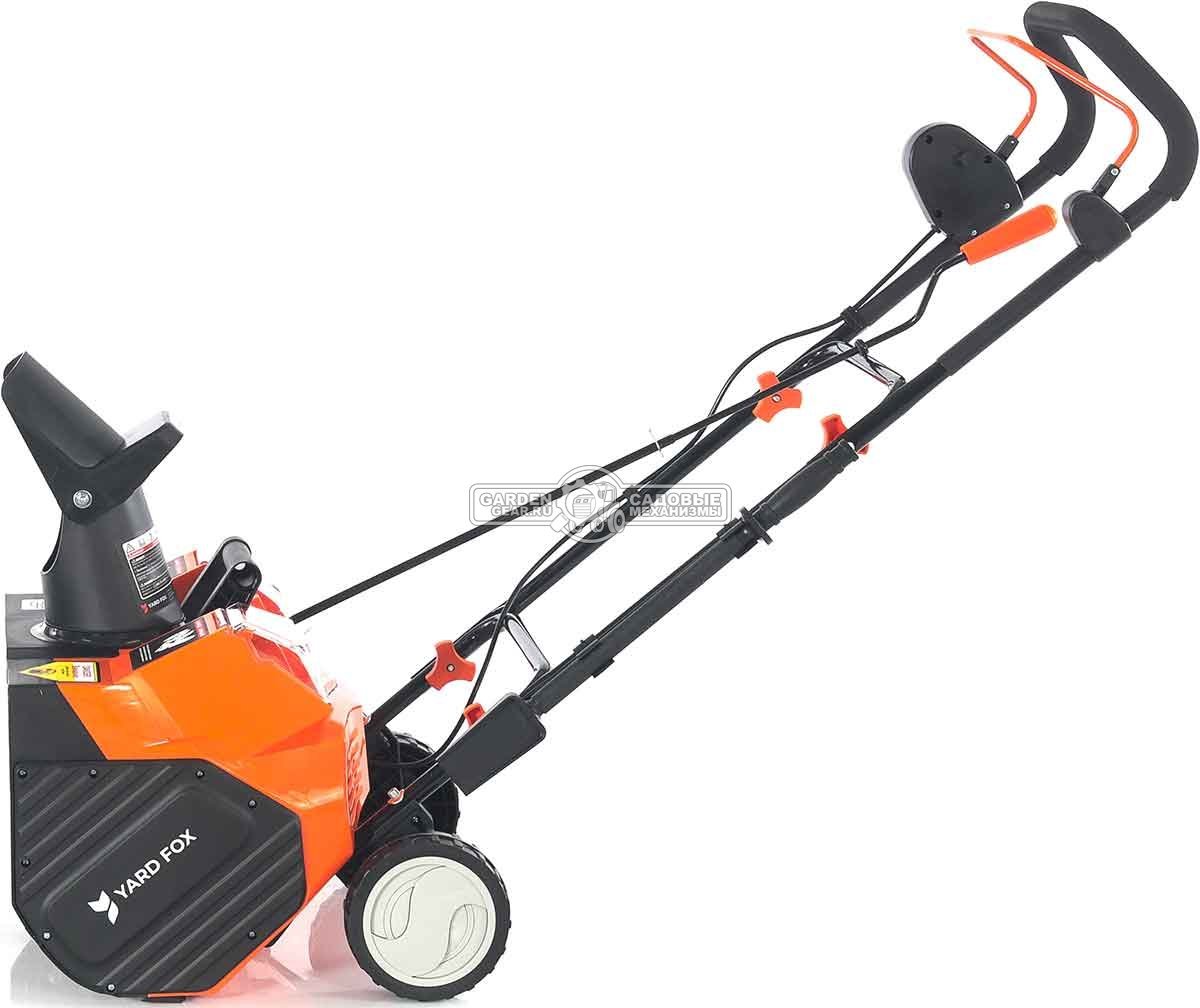 Снегоуборщик аккумуляторный Yard Fox 4625E Basic с 2 АКБ 4 А/ч и ЗУ (PRC, BL 2х20В, ширина 46 см, фара, 2 порта для АКБ, 20 кг)
