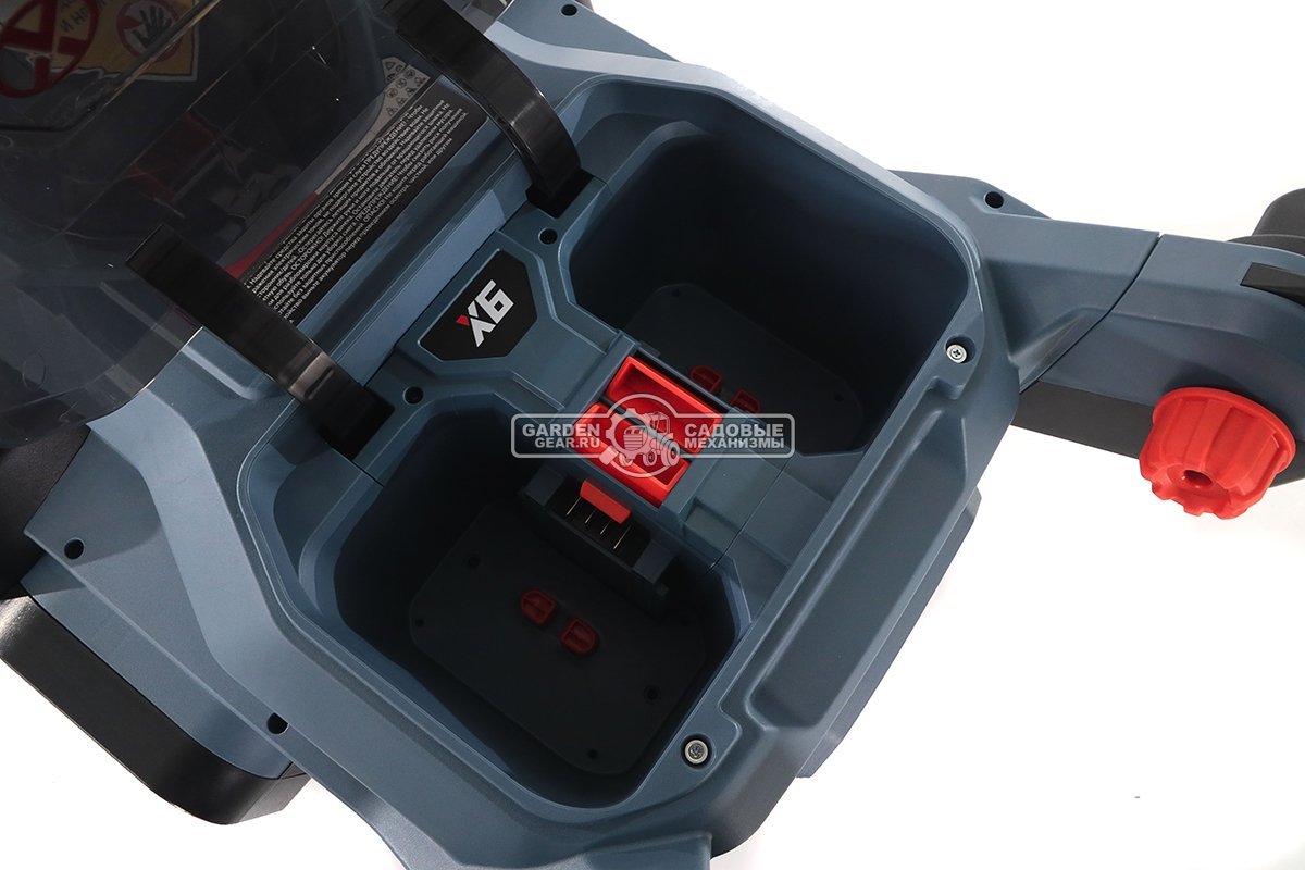 Снегоуборщик аккумуляторный Senix STX6-H-EU с АКБ 6 А/ч и ЗУ (PRC, Li-ion BL 60В, 3500 Вт, ширина 53 см, LED фара, подогрев рукоятки, 15 кг)