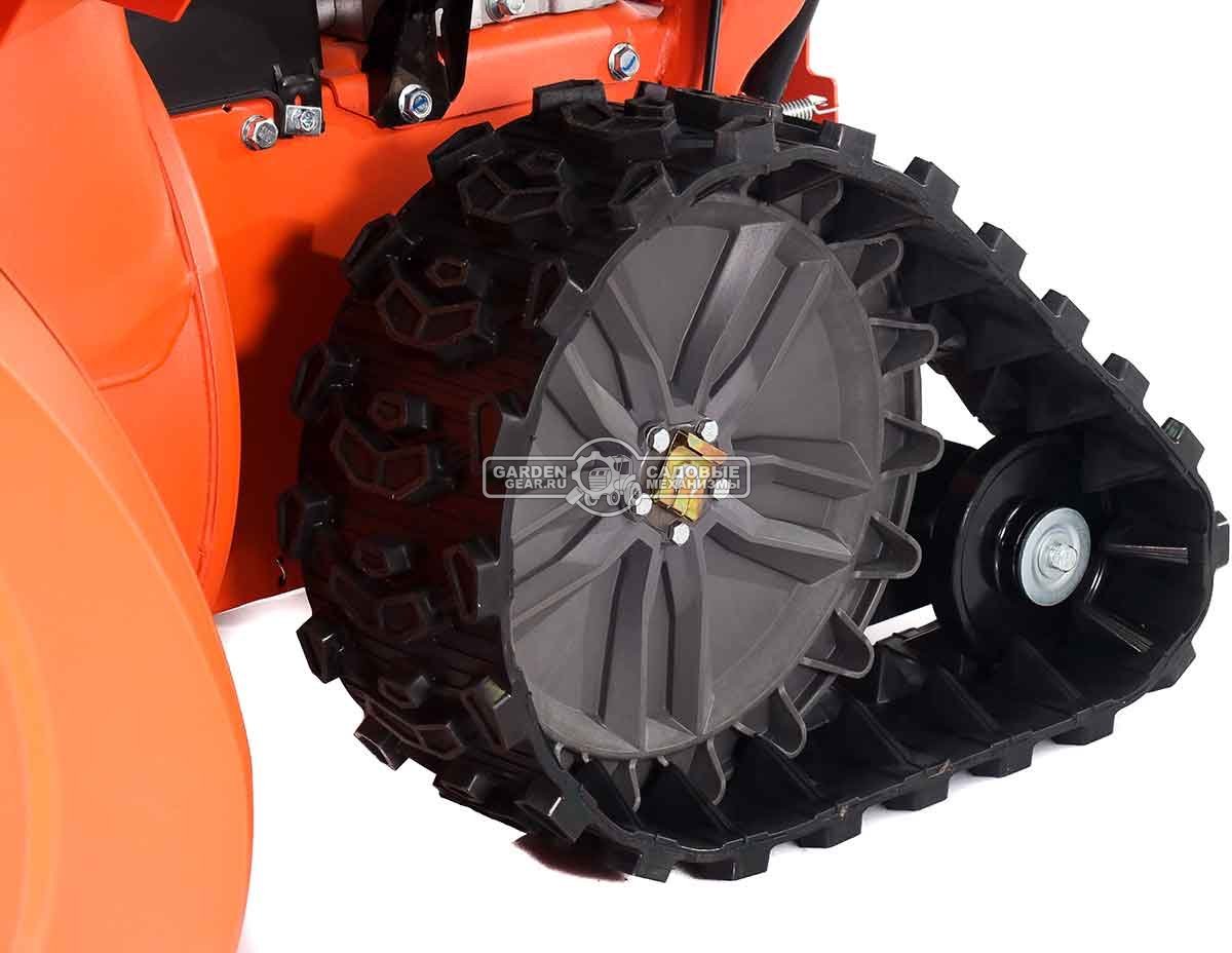 Снегоуборщик Daewoo DAST 1590 гусеничный (PRC, 88 см., Daewoo, 420 см3, эл/стартер 220В, фара, 3-х угольные гусеницы, 140 кг.)