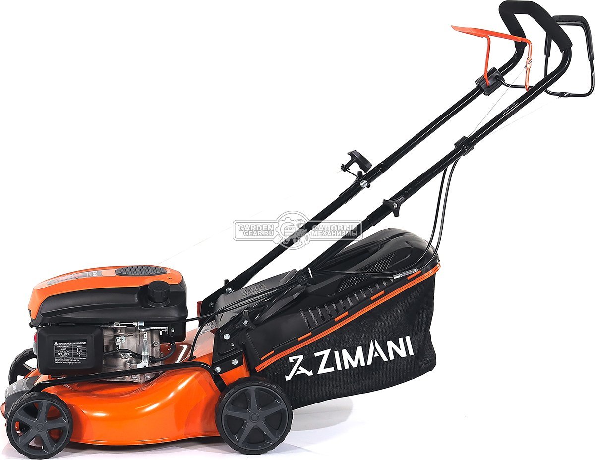 Газонокосилка бензиновая ZimAni LC142B (PRC, 42 см, 145 см3, Quattro Blade, 45 л, 23 кг)