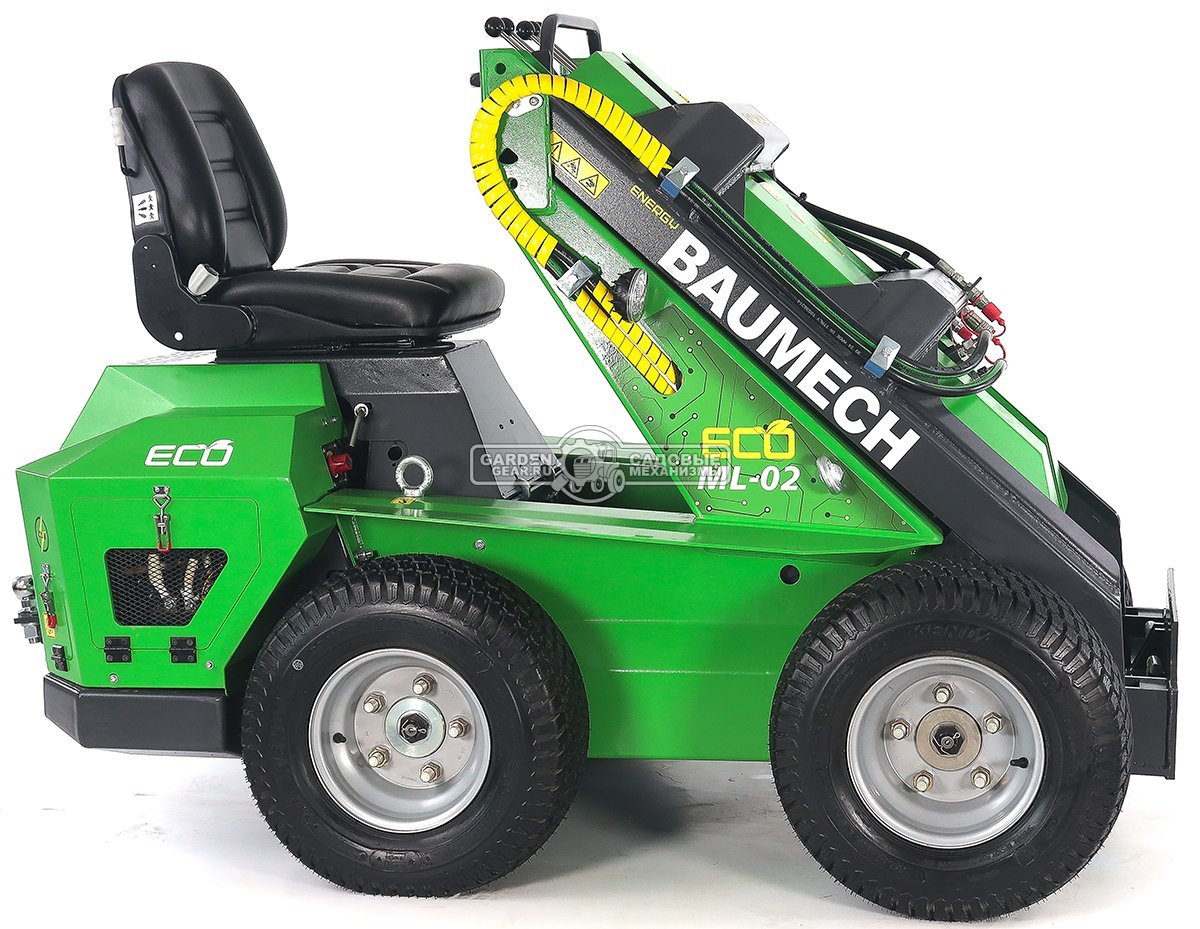 Универсальная машина мини-погрузчик Baumech ML-02 Eco с электродвигателем