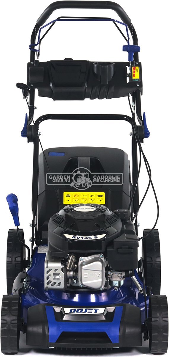 Газонокосилка бензиновая Bojet GLMS-46 (PRC, 46 см, Rato, 149 см3, сталь, вариатор, 3 в 1, 65 л, 27 кг)