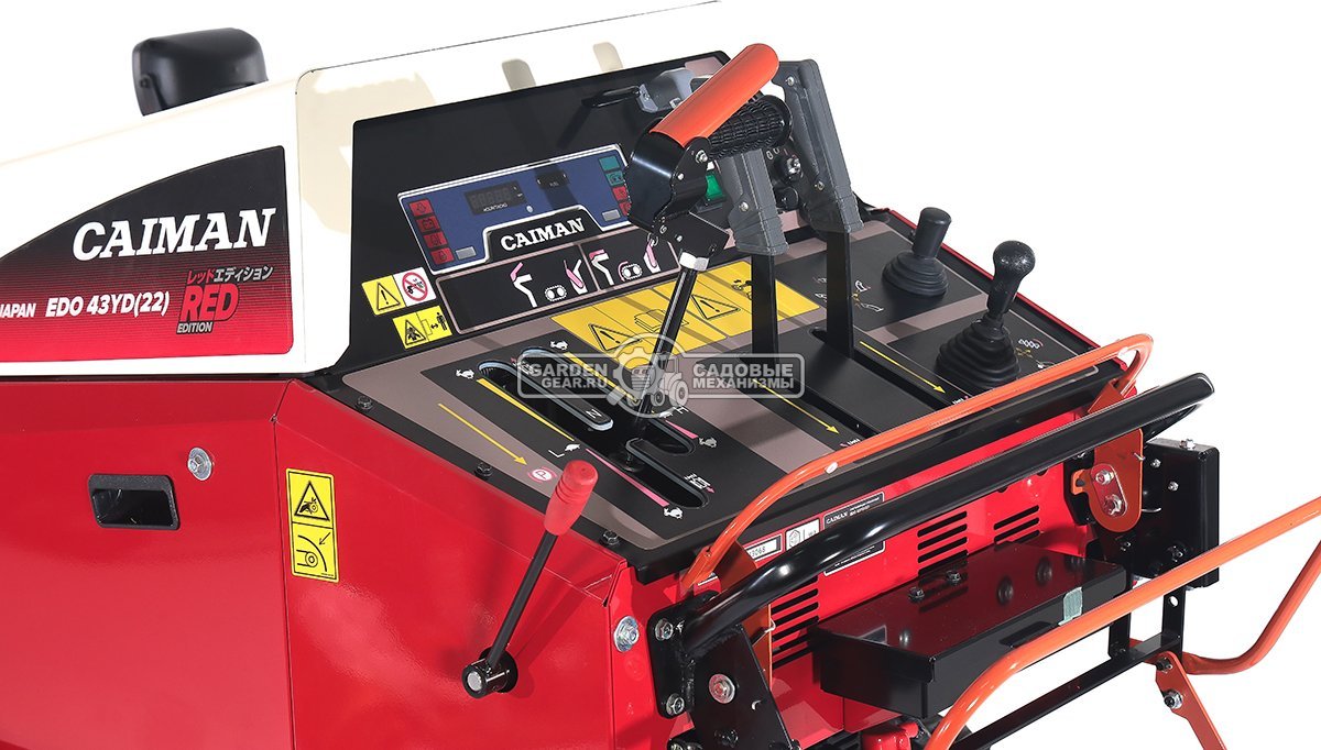 Снегоуборщик Caiman Edo 43YD(22) гусеничный дизельный (JPN, 111 см, Yanmar 1116 см3, аккумулятор 12В, гидростатическая трансмиссия, LED фара, 750 кг)