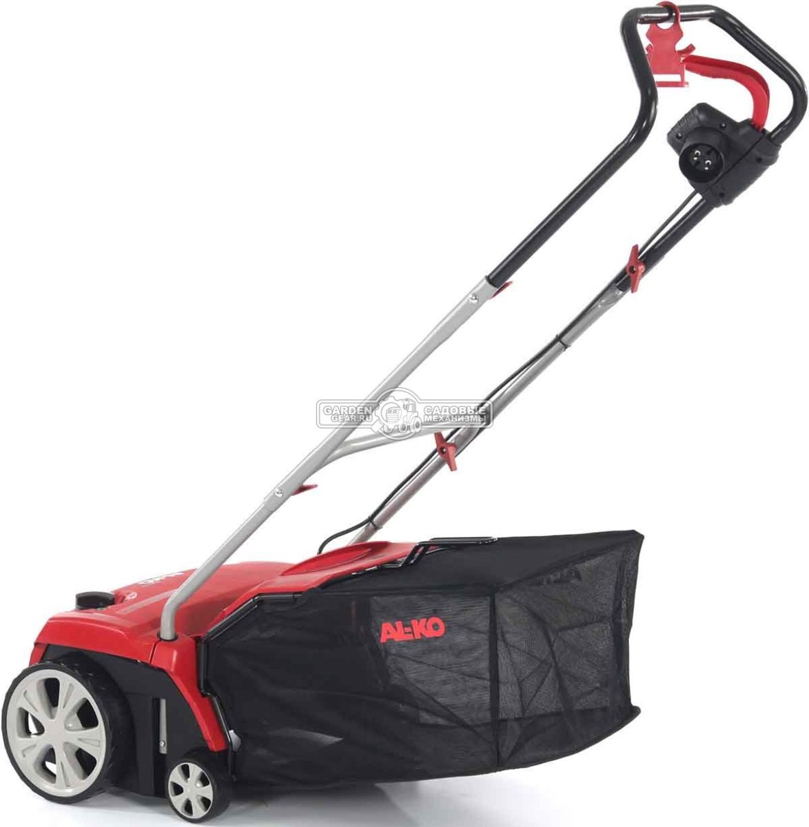 Вертикуттер - аэратор электрический Al-Ko VL 38 E Gudenaa (PRC, 1300 Вт, 38 см, ножи+пружины, пластик, 55 л, 13.8 кг)
