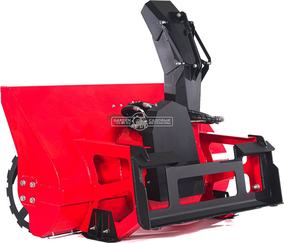 Мини-погрузчик шарнирно сочленённый RED RBF-03 + снегоуборщик + тент + отопитель (Zongshen GB750EFI 30 л.с., до 700 кг., ковш 150 л., 1270 кг.)