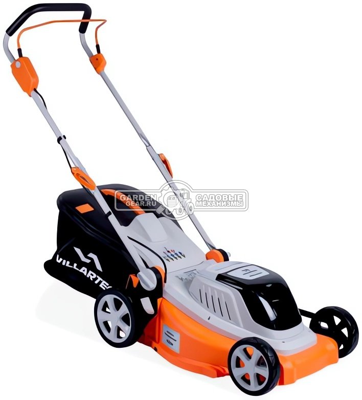 Газонокосилка аккумуляторная Villartec MA4043 с АКБ 5 А/ч и ЗУ (PRC, Li-on 40В, BL, 43 см, пластик, 40 л, 12.7 кг)