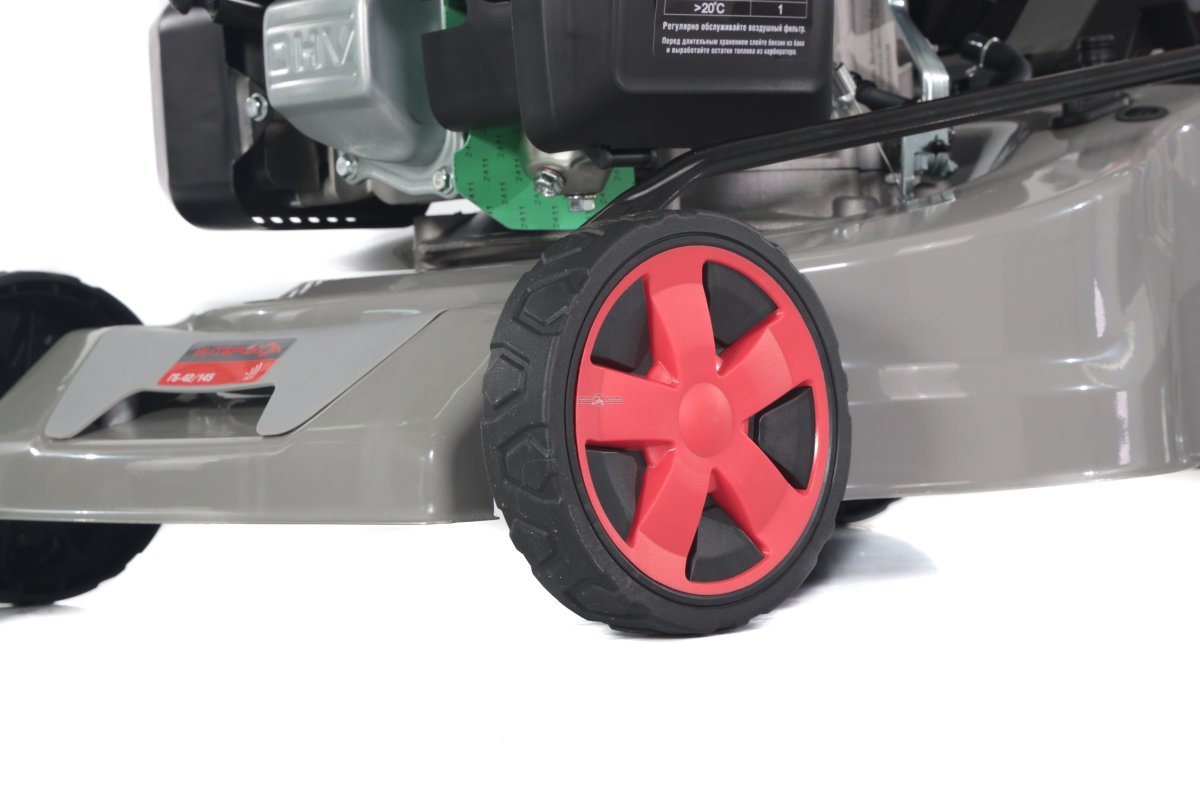 Газонокосилка бензиновая несамоходная Интерскол ГБ-42/145 Стандарт (PRC, 41 см, 145 см3, 40 л, сталь, 17.5 кг)