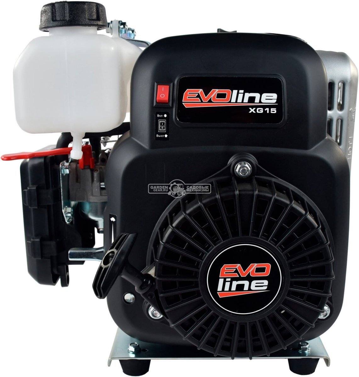 Мотопомпа бензиновая EVOline XG 15 для чистой воды (PRC, Zongshen NH80, 79 куб.см., 250 л/мин., 20 м., 1,5", 13 кг.)