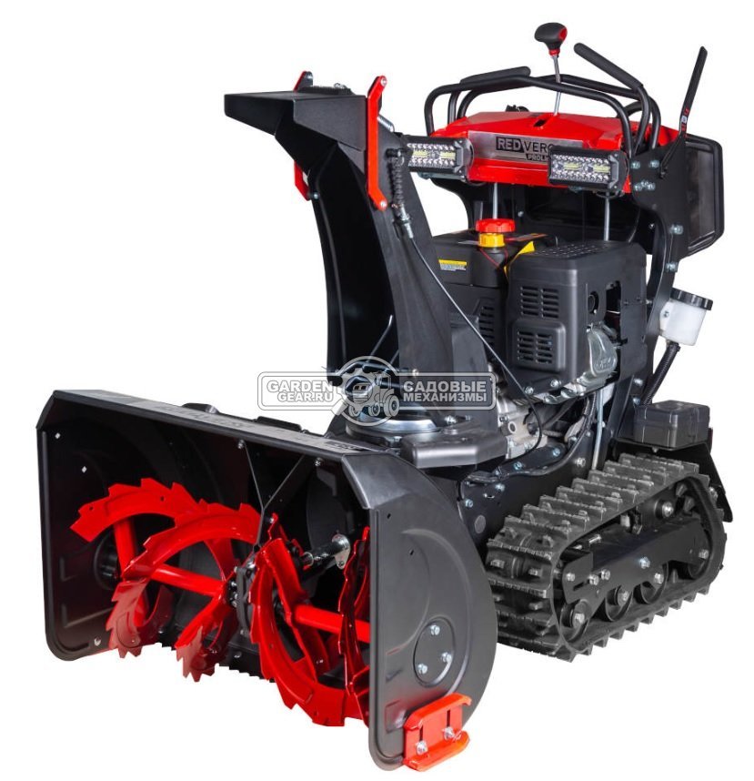 Снегоуборщик RedVerg PROLine RD-SBS76/15TBH с платформой оператора (PRC, 76 см, Loncin, 420 см3, эл/стартер от АКБ 12В, дифференциал, фара, 140 кг)