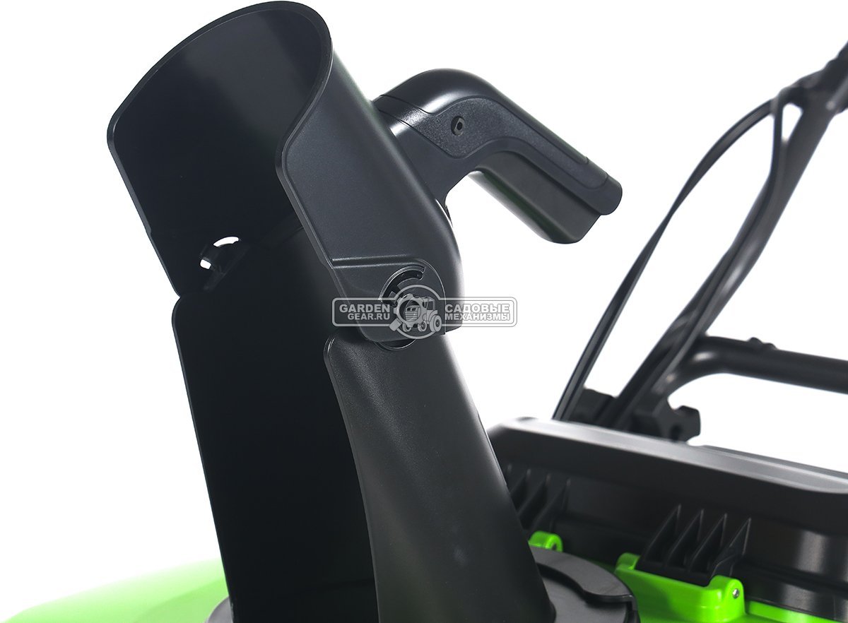 Снегоуборщик аккумуляторный GreenWorks GD40STX2 без АКБ и ЗУ (PRC, BL 40В, ширина 40 см, слот на 2 АКБ, металл. шнек, фара, 22 кг)