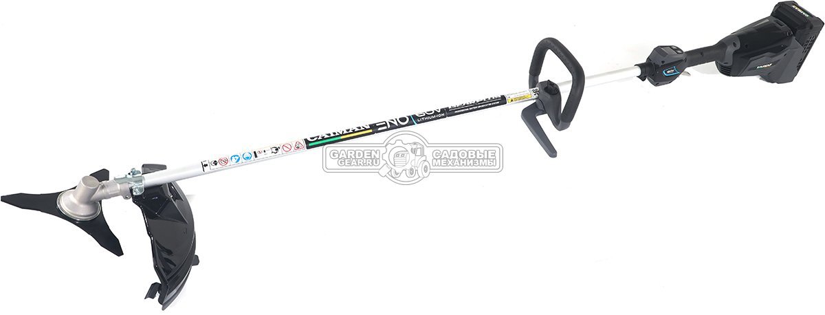 Мотокоса аккумуляторная Caiman ENO BCLi с АКБ B6040 и ЗУ C6025 (RUS, BL 60В, Standart Connect, D-рукоятка, нож 3T + леска 2,4 мм, 4,6 кг.)