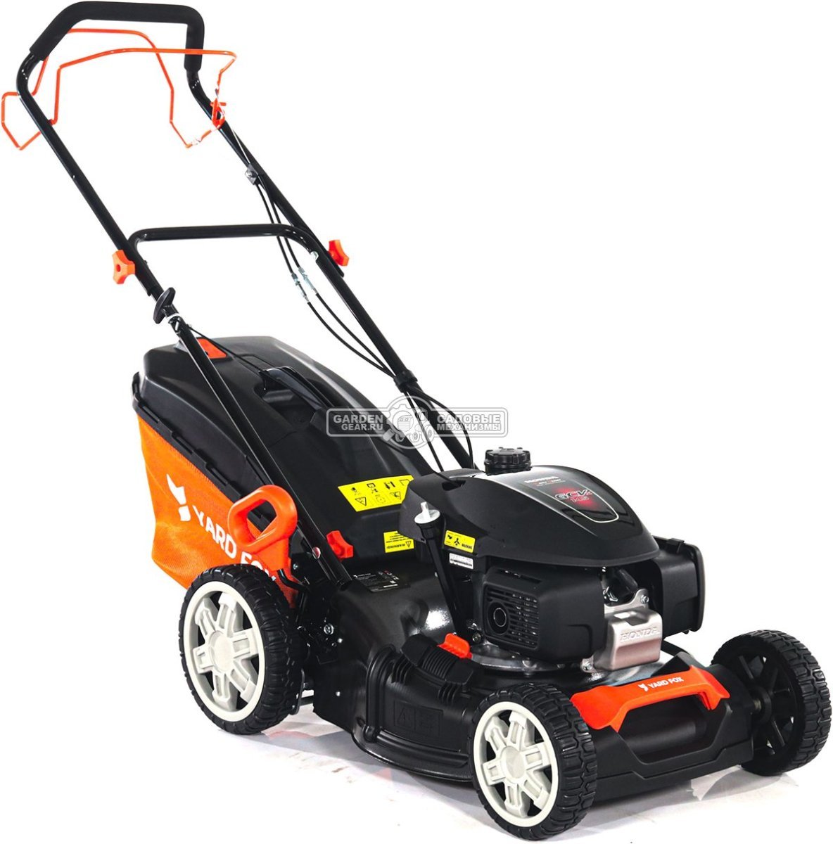 Газонокосилка бензиновая Yard Fox 46SH (PRC, 46 см, Honda GCV145, 145 см3, сталь, 3 в 1, 60 л, 27.9 кг)