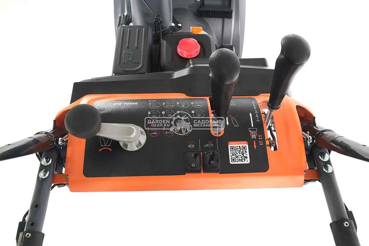 Снегоуборщик Villartec WB7066E (PRC, 66 см, Loncin, 212 см3, эл/стартер 220В, фара, подогрев рукояток, скорости 6/2, 88 кг)