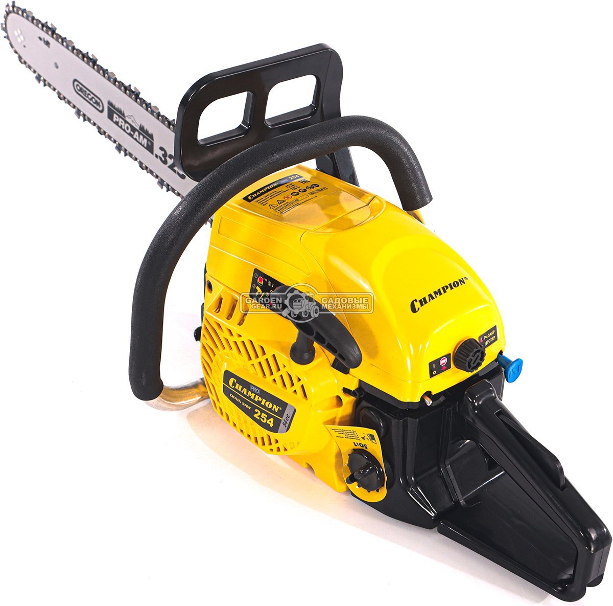 Бензопила Champion 254 18" Pro (PRC, 54 см3, 2.5 кВт/3.4 л.с., 0.325"-1.5-72E, 5.1 кг)