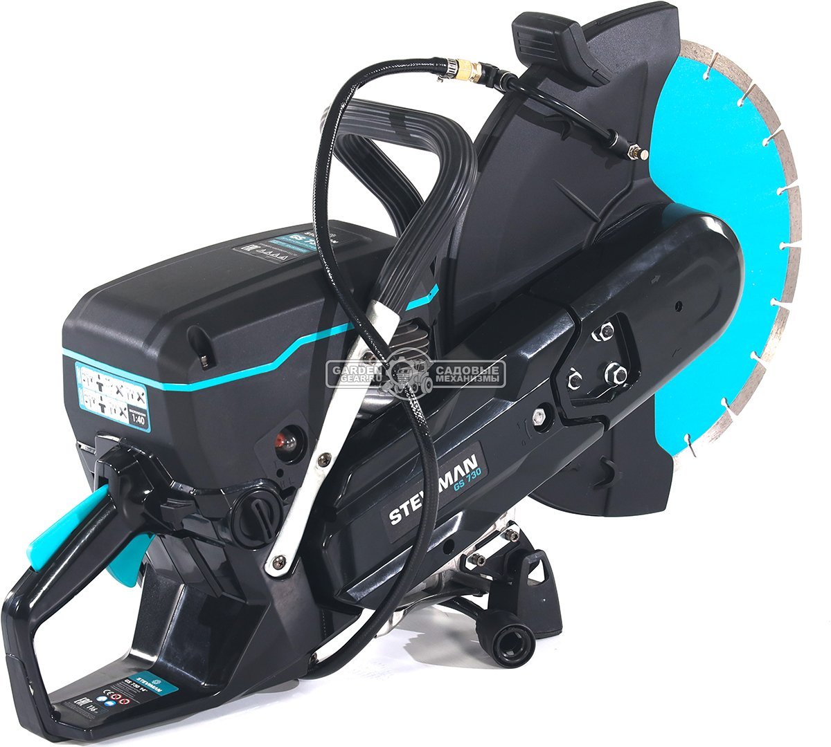 Бензорез Steviman GS730 14" (PRC, 76.2 см3, 5.0 л.с., диаметр круга 350 мм, 10 кг)