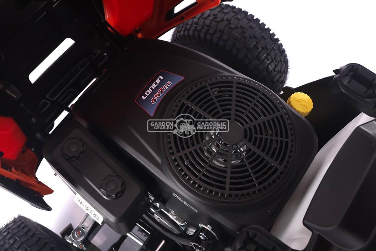 Садовый трактор Yard Fox Optima T 98 RСH (PRC, Loncin 452 куб.см., гидростатика, травосборник 260 л, ширина кошения 98 см, 200 кг)