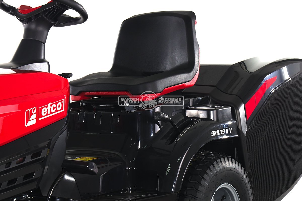 Садовый трактор Efco EF 92R/19 KV (PRC, Emak K 1900 V-Twin, 586 см3, 92 см, гидростатика, травосборник 300 л, 192 кг.)
