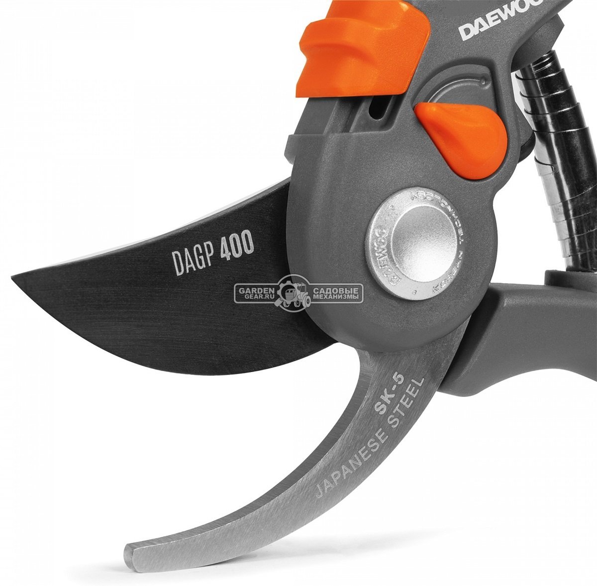 Секатор Daewoo DAGP 400 (диаметр среза 24 мм, пластиковые рукоятки SoftGrip, 0,23 кг.)