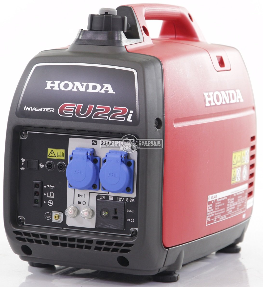 Бензиновый генератор инверторный Honda EU22iT1 RG (THA, Honda GXR120, 98.5 см3, 1.8/2.2 кВт, 3.6 л, 20.7 кг)