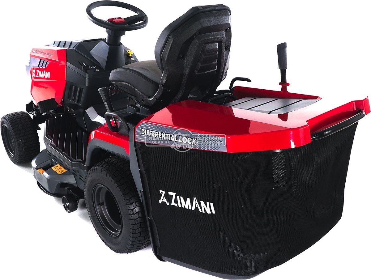 Садовый трактор ZimAni TC97HLD (PRC, Loncin 452 куб.см., гидростатика, дифференциал, травосбор. 320 л, шир. кошения 97 см, LED панель, 190 кг)