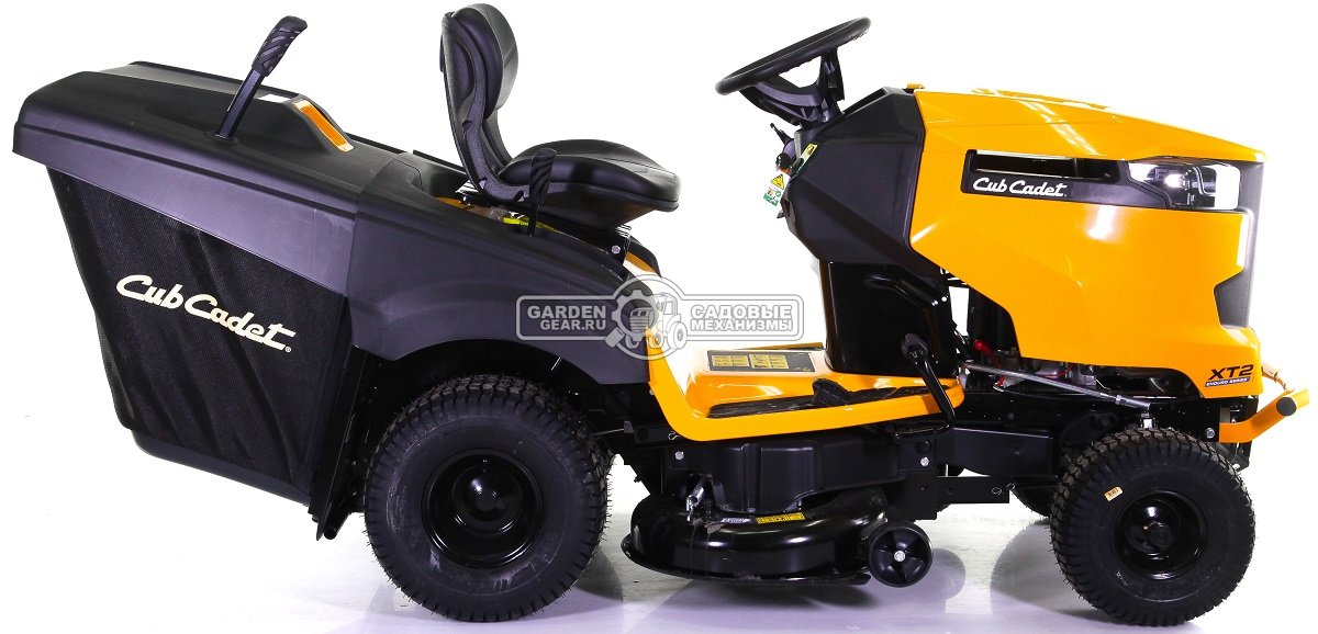 Садовый трактор Cub Cadet XT2 PR95 (USA, Kawasaki, V-Twin, 603 куб.см., гидростатика, травосборник 320 л., ширина кошения 95 см., 254 кг.)