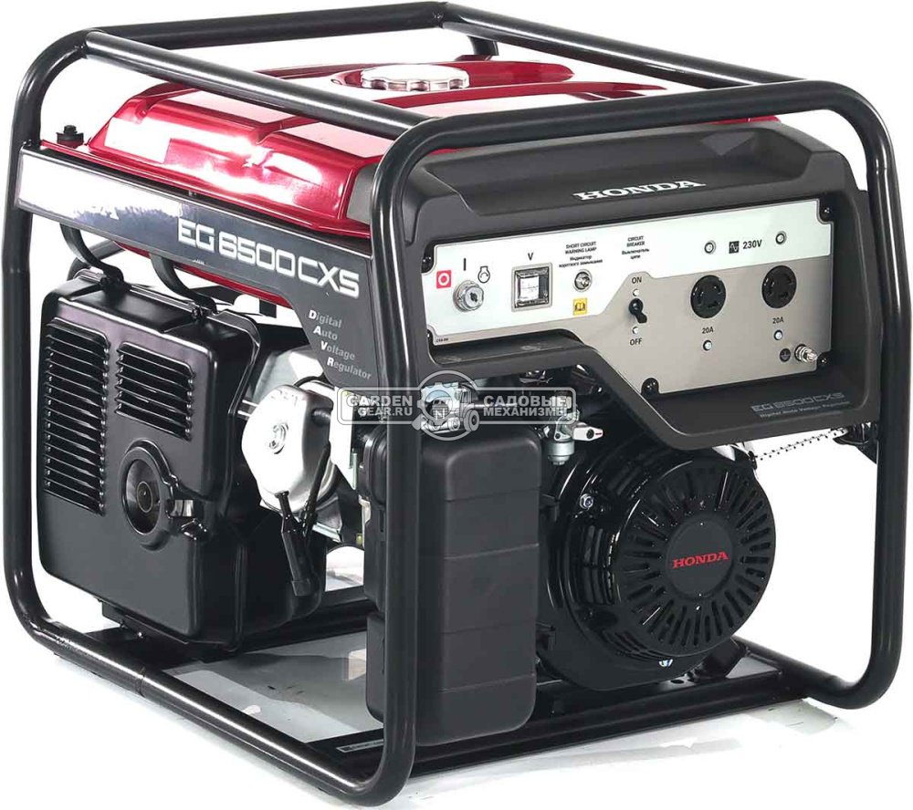 Бензиновый генератор Honda EG 6500 CXSRHC (PRC, Honda GX390, 389 см3, 5.0/5.5 кВт, 24 л, эл/стартер, 84 кг)