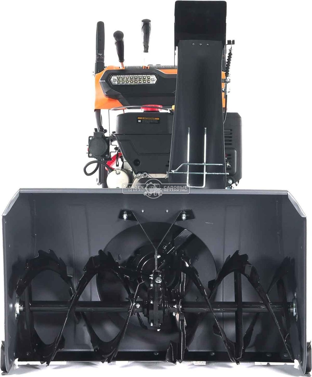 Снегоуборщик Villartec WB1387E (PRC, 86 см, Loncin, 375 см3, эл/стартер 220В, фара, подогрев рукояток, дифференциал, скорости 6/2, 127 кг)