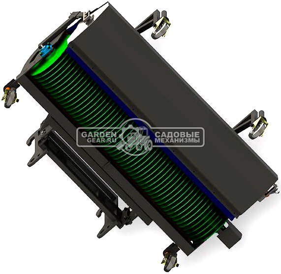 Щетка с передним бункером МЕТАТЭКС c угловой щеткой