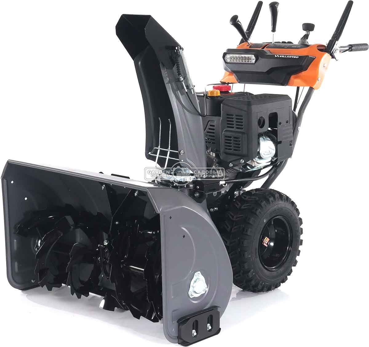 Снегоуборщик Villartec WB1387E (PRC, 86 см, Loncin, 375 см3, эл/стартер 220В, фара, подогрев рукояток, дифференциал, скорости 6/2, 127 кг)