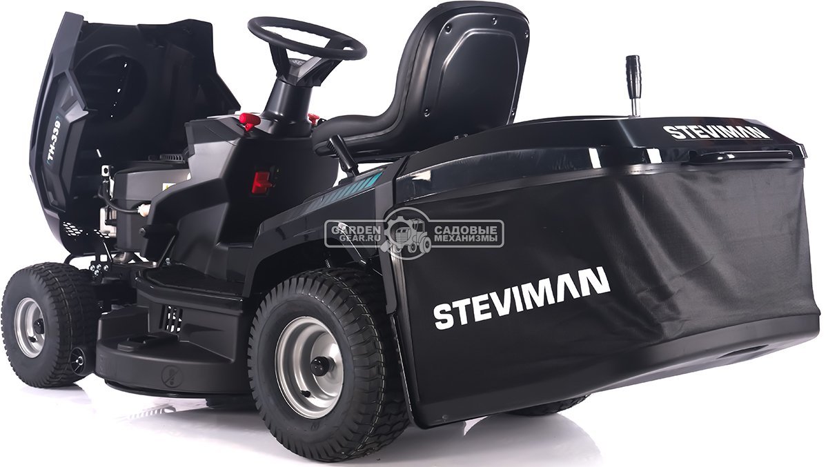 Садовый трактор Steviman TH-339 (PRC, Loncin 586 куб.см., гидростатика, ширина кошения 98 см, травосборник 250 л, 198 кг)