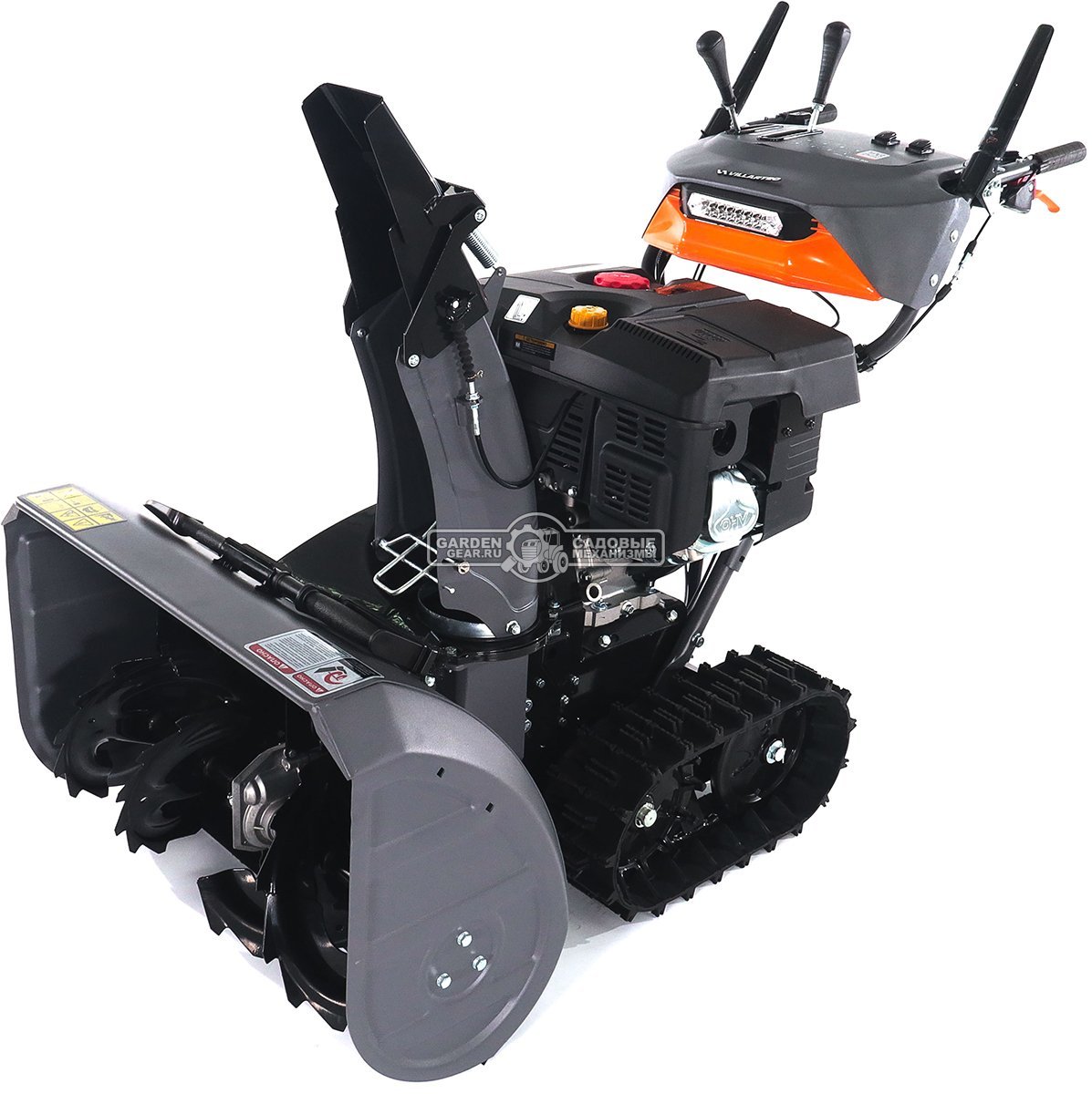 Снегоуборщик Villartec WB1576ET Hydro гусеничный (PRC, 76 см, Loncin 420 см3, эл/стартер от АКБ 12В, дифференциал, фара, 141 кг)