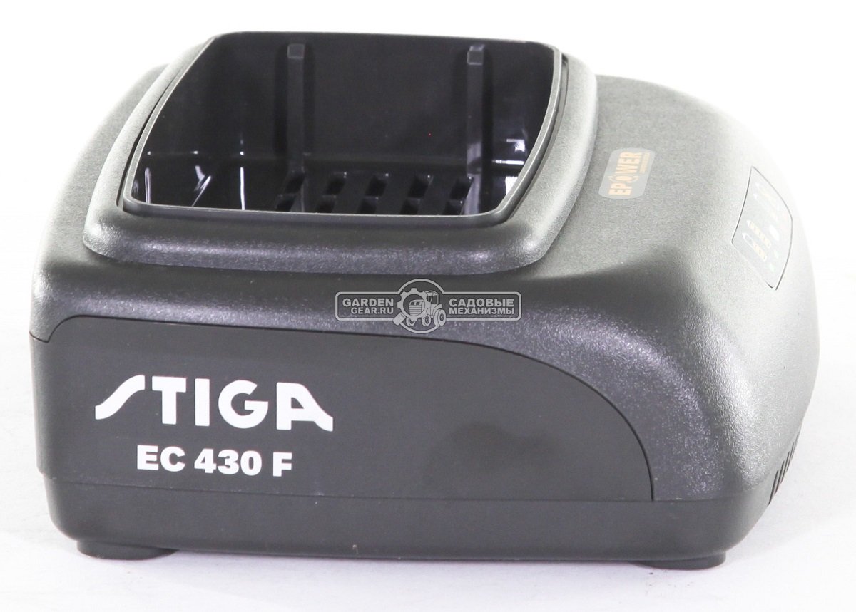 Зарядное устройство Stiga EC 430 F одинарное быстрое (PRC, для аккумуляторов 48V, 500 - 700 - 900 серии, мощность 3,0 А, 0,75 кг.)