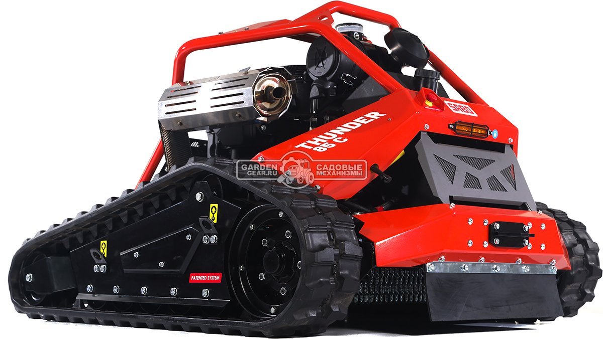 Робот газонокосилка для кошения склонов SABO THUNDER 85 C с дистанционным управлением (GER, 85 см., Honda iGXV 700 EFI, 699 куб.см., 580 кг.)