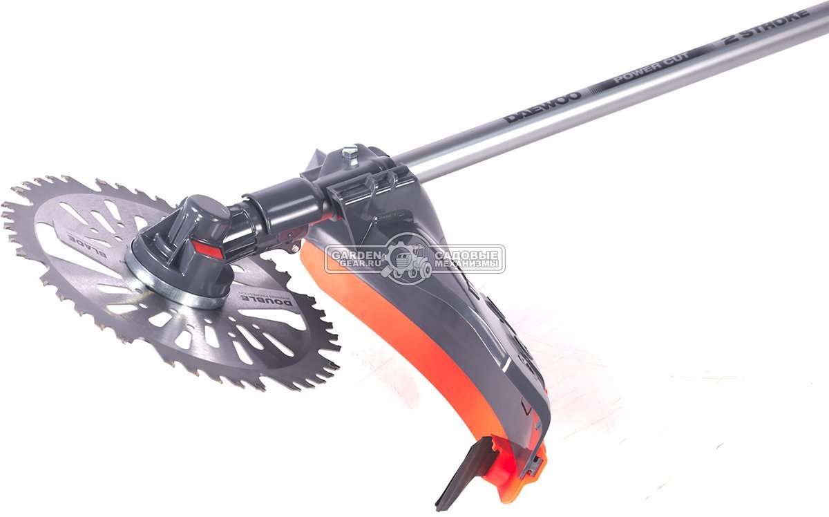 Бензокоса Daewoo DABC 450 Industrial (PRC, 42.7 куб.см., 1.5 кВт/2.0 л.с., леска 3.0 мм + диск Fast Cut, T-рукоятка, Easy Start, 9.2 кг)