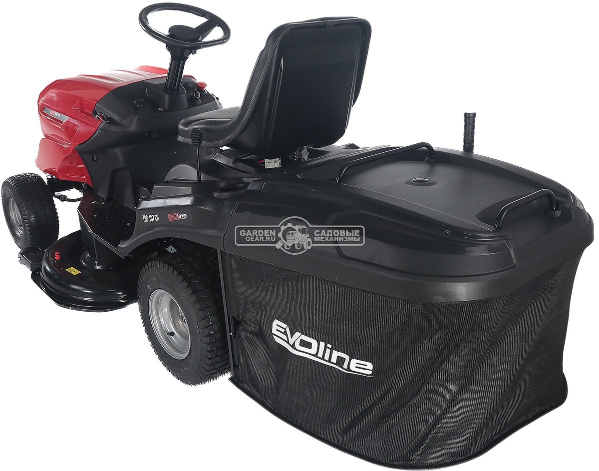 Садовый трактор Evoline TRG 107 CH (PRC, Loncin, 546 куб.см., гидростатика, ширина кошения 107 см, травосборник 220 л, 192 кг.)
