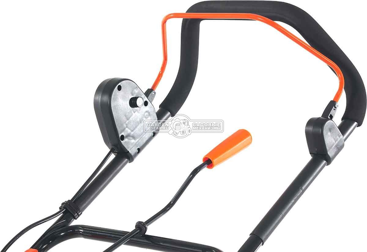 Снегоуборщик аккумуляторный Yard Fox 4625E Basic с 2 АКБ 4 А/ч и ЗУ (PRC, BL 2х20В, ширина 46 см, фара, 2 порта для АКБ, 20 кг)