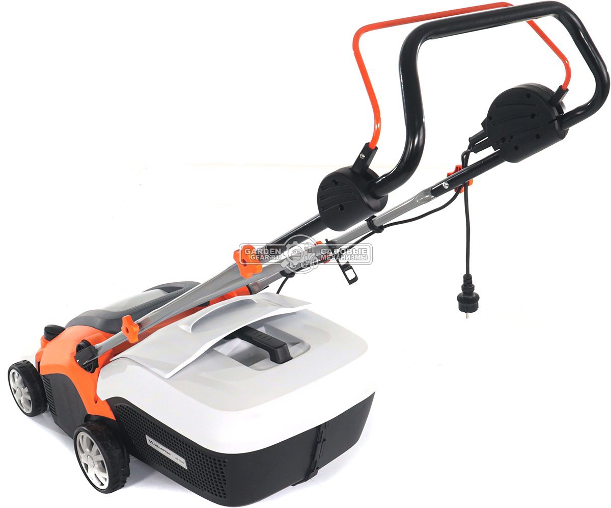 Вертикуттер - аэратор электрический Villartec AE 1538 (PRC, 1500 Вт, 38 см, ножи + пружины, пластик, 50 л, 14 кг)