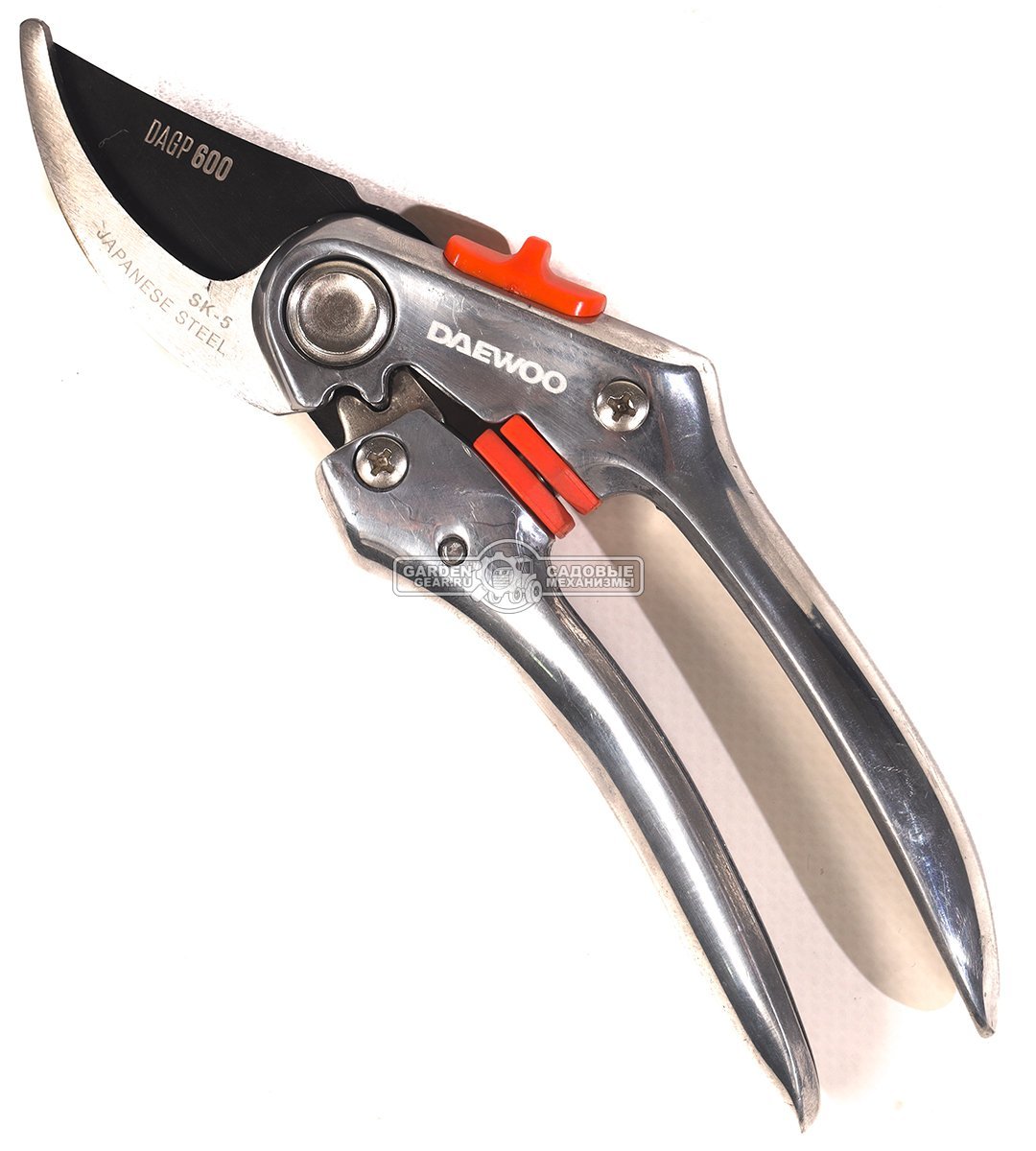 Секатор Daewoo DAGP 600 (Диаметр среза 24 мм, металлические рукоятки, 300 гр)