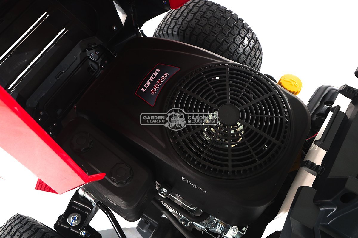 Садовый трактор ZimAni TC97HL (PRC, Loncin 452 куб.см., гидростатика, травосборник 320 л, ширина кошения 97 см, LED панель, 190 кг)