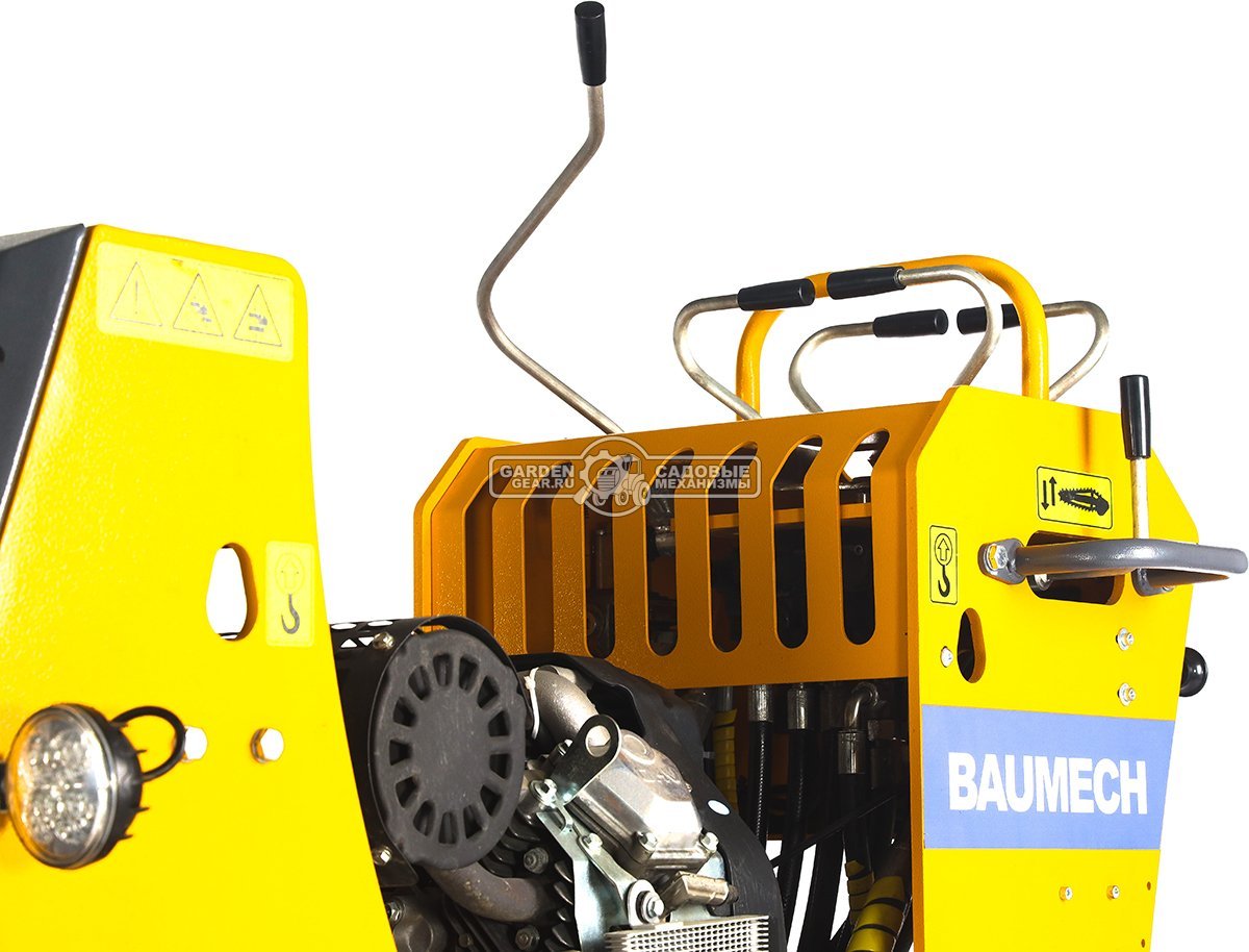 Самоходный гусеничный траншеекопатель Baumech ТКС1 с двигателем Zongshen GB750 EFI V-Twin инжектор (скорость копки грунта до 60 м/ч), 762 кг.
