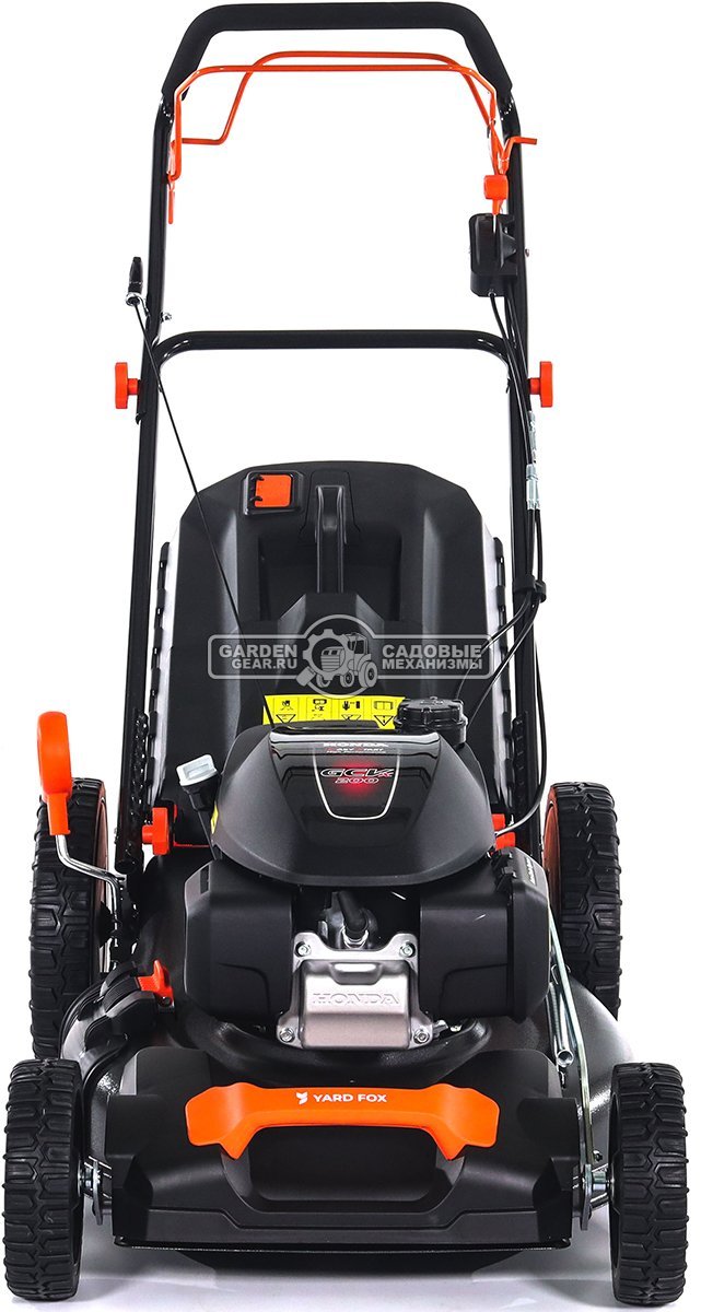 Газонокосилка бензиновая Yard Fox 53SH V (PRC, 53 см, Honda GCV200, 202 см3, вариатор, сталь, 3 в 1, 60 л, 36.8 кг)