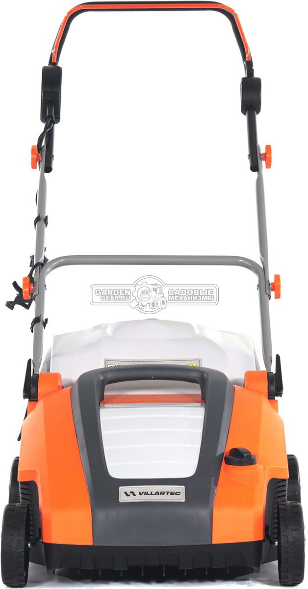 Вертикуттер - аэратор электрический Villartec AE 1538 (PRC, 1500 Вт, 38 см, ножи + пружины, пластик, 50 л, 14 кг)