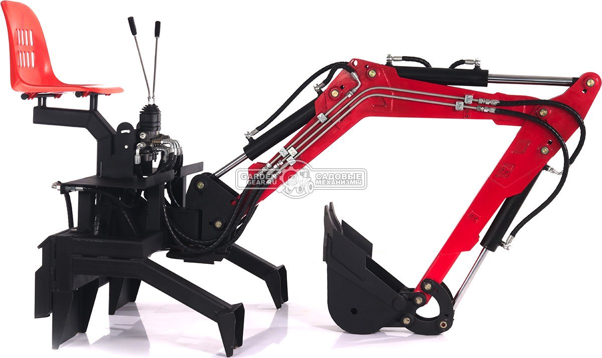 Экскаватор навесной RED для мини-погрузчика 348 кг.