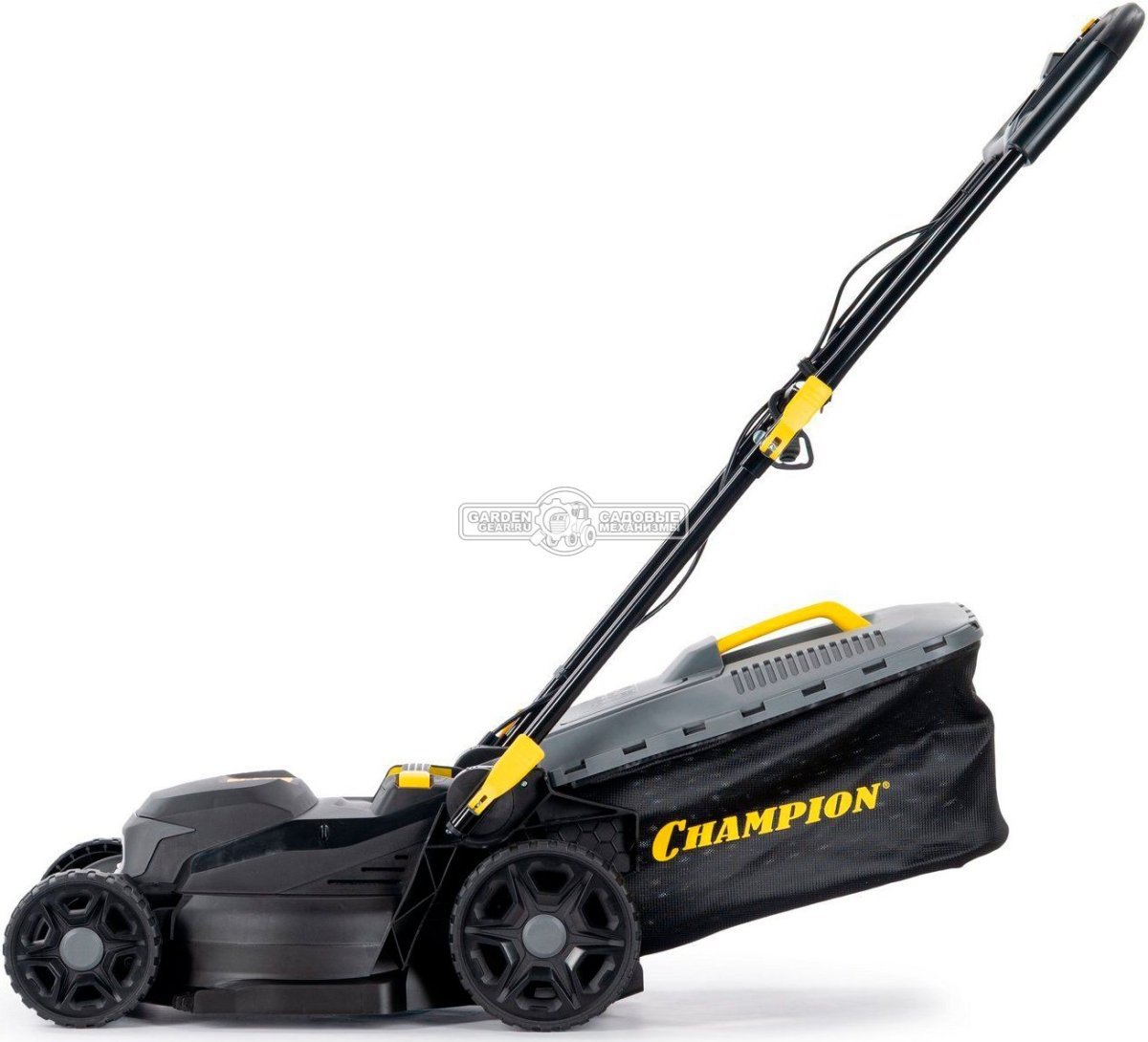 Газонокосилка электрическая Champion EM4018 (PRC, 1800 Вт, 40 см, пластик, 40 л, мульчирование, 16.4 кг)